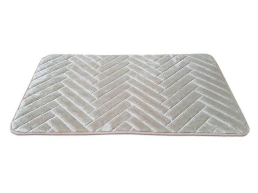 Πατάκι Μπάνιου Memory Foam Μπεζ Γαρύφαλλο | Γαρύφαλλο - Λευκά Είδη